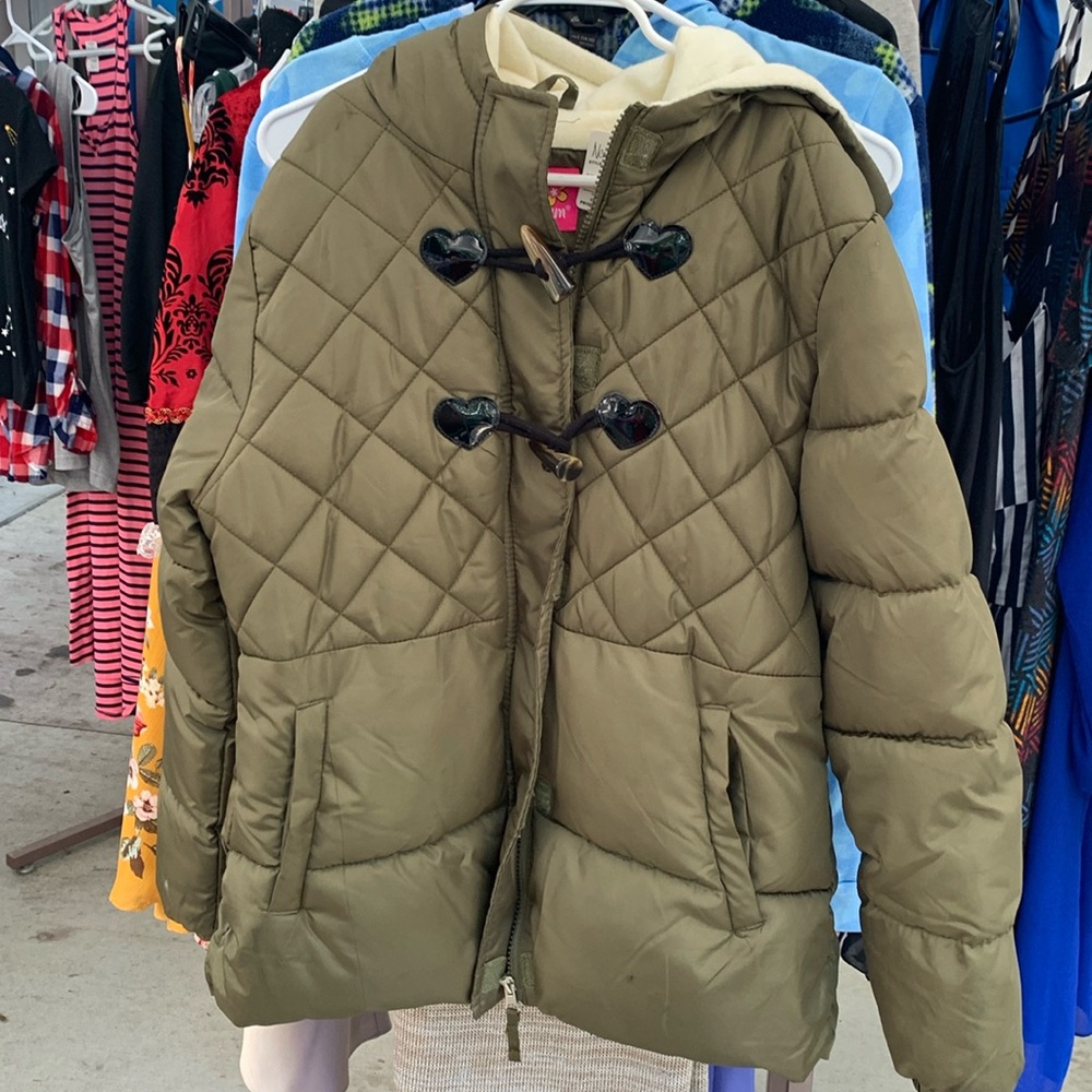 Girls size 10-12 Fleece lined Winter Jacket